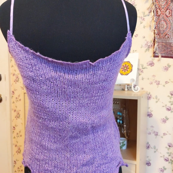 Beautiful Purple Crochet Top - Picture 6 of 10